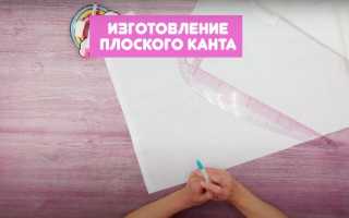 Применяем кедер и кант для формы сумок и рюкзаков.