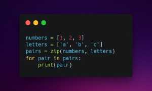 Zip В Питоне Что Это И Как Использовать