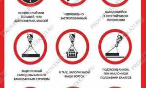 Какие Грузы Запрещено Поднимать Краном Важно Знать
