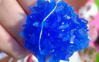 Как Делать Кристаллы Из Медного Купороса В Домашних Условиях