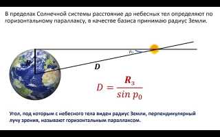 Что Такое Годичный Параллакс и Его Значение