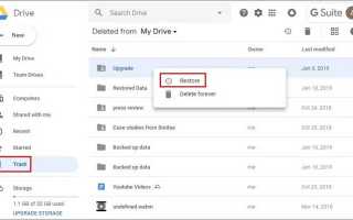 Как Вернуть Удаленные Файлы С Гугл Диска Быстро И Просто