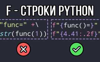 Как Работают F Строки Python: Понимание и Примеры