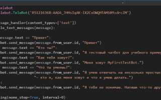 Как Создать Бота В Тг На Питоне: Полное Руководство