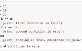 Что Такое If Elif Else В Python: Основы и Примеры
